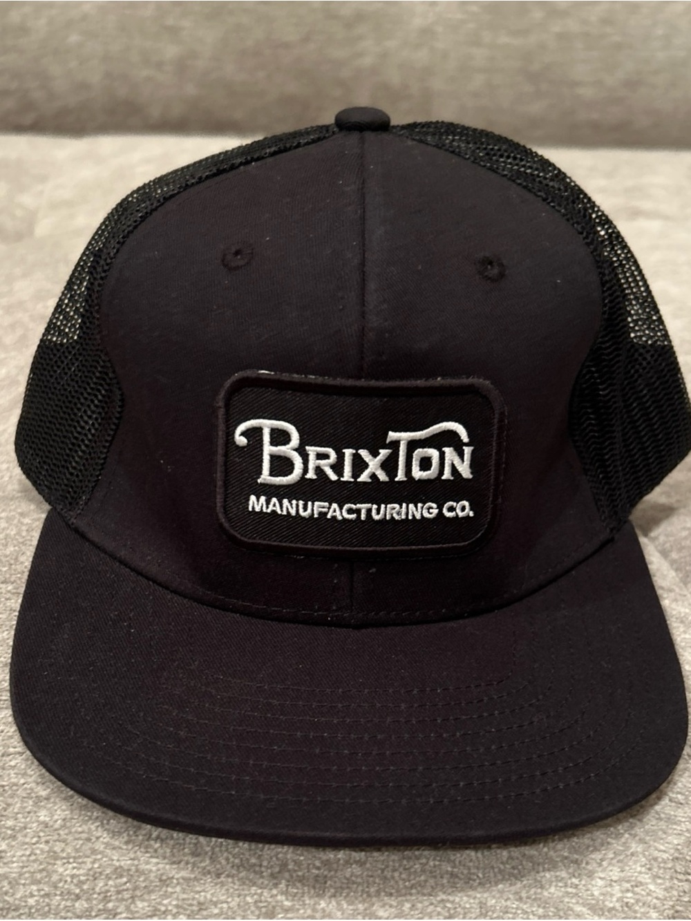 Brixton Black Patch Trucker Hat